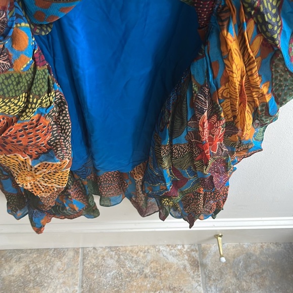 Farm Rio Puff Sleeve Maxi Dress Size XXS NWT - Picture 10 of 16